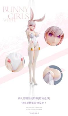 Original Character PVC Statue 1/6 Bunny Girls White 34 cm