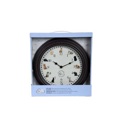 Esschert Design klok met kattengeluiden