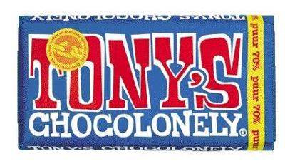 Chocolade Tony's Chocolonely puur reep 180gr | 15 stuks Chocolade Tony's Chocolonely puur reep 180gr | 15 stuks