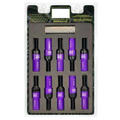 Schroevenkit OMP OMPS09981411 28 mm Paars M14 x 1,50