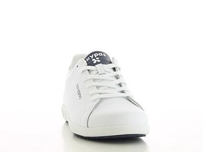 Oxypas Comfortabele Leren Veter Schoen Evan | Wit | Maat 43 - 00,154,135,43