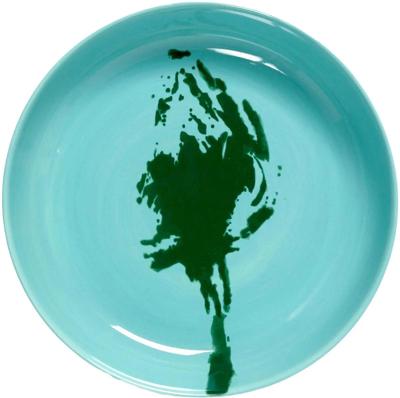 Serax X Ottolenghi Bord Hoog Azure Artichoke Green - 22xh4cm - 2 stuks Serax X Ottolenghi Bord Hoog Azure Artichoke Green - 22xh4cm - 2 stuks