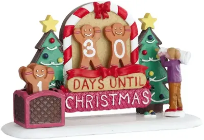 Gingerbread countdown kerstfiguur LEMAX - Lemax Gingerbread countdown kerstfiguur LEMAX - Lemax