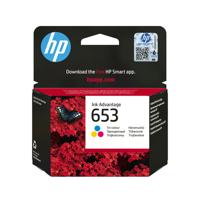 HP 653 1 stuk(s) Origineel Normaal rendement Cyaan, Magenta, Geel - thumbnail