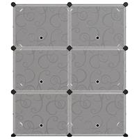 Schoenenrek 84,5x31x93,5 cm polypropeen zwart - thumbnail