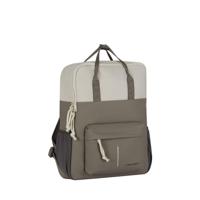New Rebels Backham Springfield Taupe 16L Rugzak Waterafstotend Laptop 14" - thumbnail