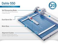 Dahle 550 Rolsnijmachine A4 Aantal paginas A4 80 g/m² (max): 20 vel - thumbnail