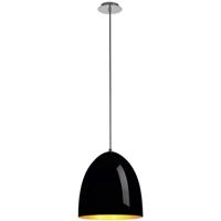 SLV HanglampPara Cone 30 zwart met goud - 133060 - thumbnail