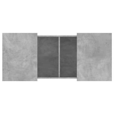 Salontafel 80x55x40 cm bewerkt hout betongrijs Salontafel 80x55x40 cm bewerkt hout betongrijs