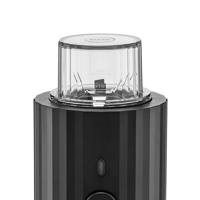 Alessi Smoothie Blender Plisse - Zwart - 380 W - Design door Michele De Lucchi - MDL17 B - thumbnail