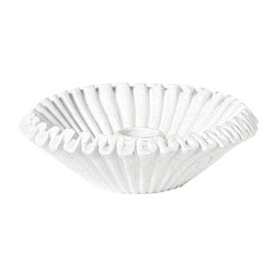 Kandelaar wave - wit - ø13.5x4 cm Kandelaar wave - wit - ø13.5x4 cm