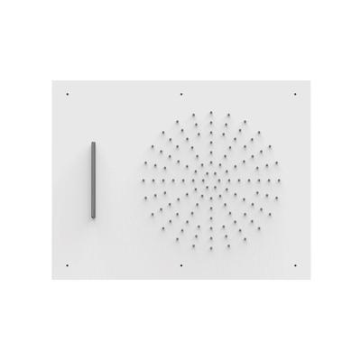 Hoofddouche Tres Plafond met Waterval 50x65 cm Mat Wit