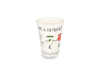 Kartonnen koffiebeker 180cc 7.5oz Recycle - thumbnail