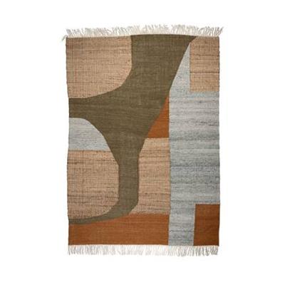 Dutchbone Vloerkleed 'Pavilion' Jute en wol, 160 x 230cm Dutchbone Vloerkleed 'Pavilion' Jute en wol, 160 x 230cm