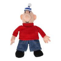 Buurman & Buurman Pluchen pop - rood - thumbnail