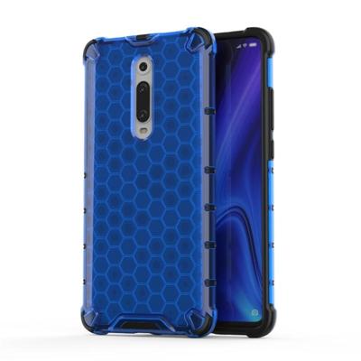 Voor Xiaomi Redmi K20/K20 Pro/mi 9T schokbestendige honingraat PC + TPU beschermhoes (blauw) Voor Xiaomi Redmi K20/K20 Pro/mi 9T schokbestendige honingraat PC + TPU beschermhoes (blauw)