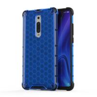 Voor Xiaomi Redmi K20/K20 Pro/mi 9T schokbestendige honingraat PC + TPU beschermhoes (blauw) - thumbnail