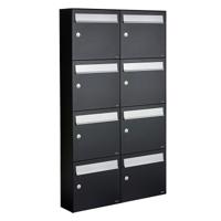 Allux Flow Set 2-Breed, 4-Hoog Zwart - 40040070_2x4 - thumbnail