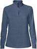Cutter & Buck 358401 Coos Bay Half Zip Dames - Leisteen Blauw Melange - XS