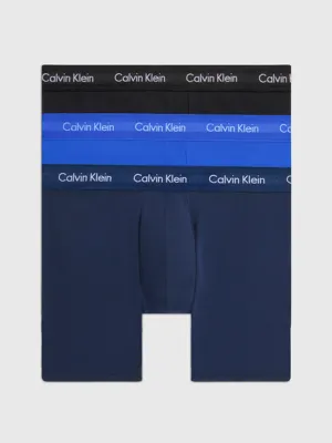 Calvin Klein 3-Pack Heren Boxershorts lang - Boxer Brief - Katoenen Onderbroek lange pijpjes