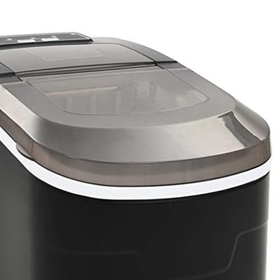 VidaXL Ijsblokjesmachine 2,4 l 15 kg/24 u zwart