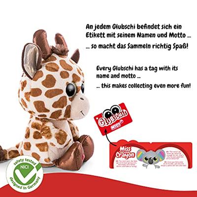 Nici glubschis pluchen knuffel giraffe halla, 15cm
