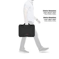 Nanuk 918 Waterdichte Harde Bescherm Carrying Koffer Met Gewatteerde Scheidingswand - Zwart - thumbnail