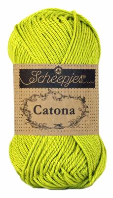 Scheepjes Catona 50g - 245 Green Yellow