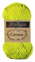Scheepjes Catona 50g - 245 Green Yellow - thumbnail