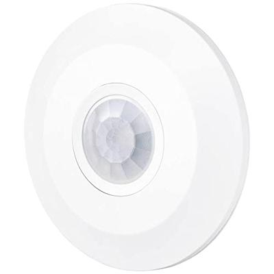 Sygonix SY-5251904 Bewegingsmelder (plafond) Plafond, Opbouw (op product) 360 ° Relais Wit
