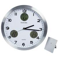 Wandklok met uitgebreid weerstation - thumbnail