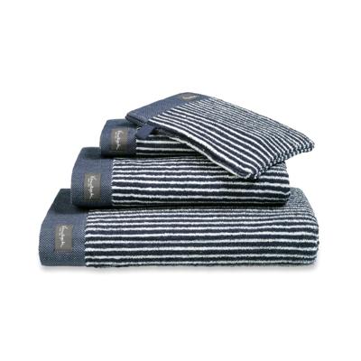 Vandyck Vandyck Home Petit Ligne Blue Ink Handdoek 60x110