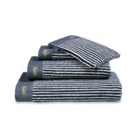 Vandyck Vandyck Home Petit Ligne Blue Ink Handdoek 60x110 - thumbnail