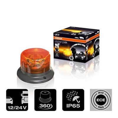 Osram Automotive Light Signal LED Beacon Light RBL102 Zwaailicht 12 V, 24 V werkt op boordnet Schroefmontage Oranje Osram Automotive Light Signal LED Beacon Light RBL102 Zwaailicht 12 V, 24 V werkt op boordnet Schroefmontage Oranje