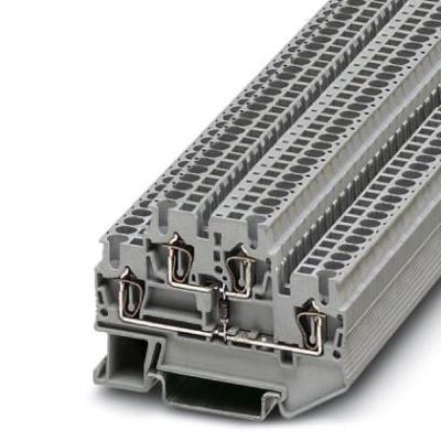 Phoenix Contact 3031555 Componentenserieklem 5.2 mm Spanveer Grijs 50 stuk(s)