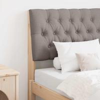 Gestoffeerd hoofdbord Taupe 80 cm Massief grenenhout - thumbnail