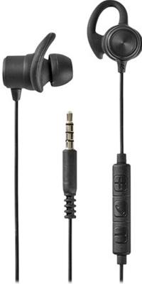 Sportkoptelefoon | Bekabeld | In het oor | 1,2 m kabel | Zwart