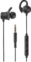Sportkoptelefoon | Bekabeld | In het oor | 1,2 m kabel | Zwart - thumbnail