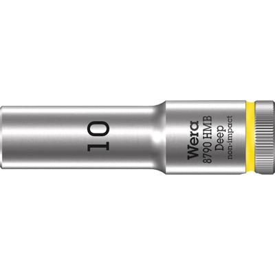 Wera 8790 HMB Deep Hand- en Machinedop met 3/8"-aandrijving, 10 x 64 mm 05004532001 Wera 8790 HMB Deep Hand- en Machinedop met 3/8"-aandrijving, 10 x 64 mm 05004532001