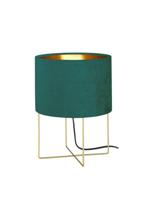 Fischer & Honsel SchemerlampAura blauw velvet - 50462 - thumbnail