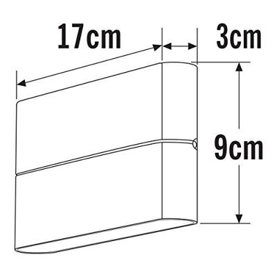 KonstSmide Vlakke up en downlighterChieri 17cm wit - 7973-250