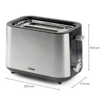 DOMO TOASTER 2 Schlitze für 2 Toasts Broodrooster - thumbnail