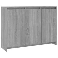 Dressoir 102x33x75 cm bewerkt hout grijs sonoma eikenkleurig - thumbnail