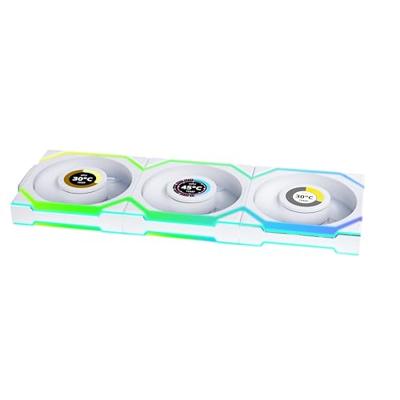 Lian Li UNI FAN SL Wireless LCD 120mm 3-Pack White Lian Li UNI FAN SL Wireless LCD 120mm 3-Pack White