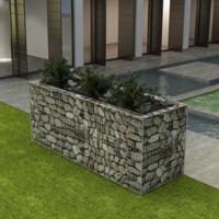 Gabion plantenbak verhoogd 270x90x100 cm staal - thumbnail
