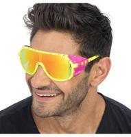 Partybril Pink/Geel Saturn - thumbnail