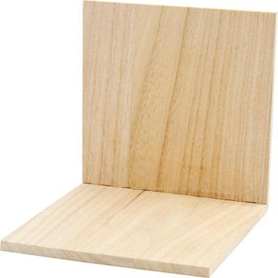 Boekensteun Creativ Company hout 15x15x15cm | 10 stuks