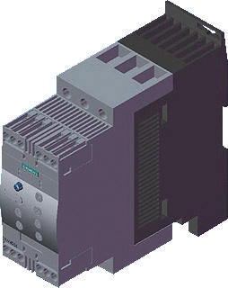 Siemens 3RW4036-1BB04 3RW40361BB04 Softstarter Motorvermogen bij 400 V 22 kW 480 V Nominale stroom 45 A