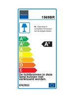 Steinhauer vloerlamp Zenith 2 lichts - brons - thumbnail
