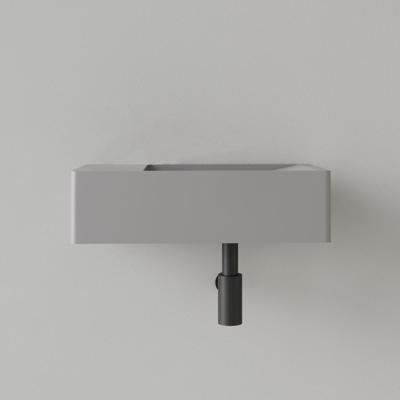 Fontein Gliss Design Freya Solid Marble 40x22x10 cm Zonder Kraangat Links Mat Lei OP=OP